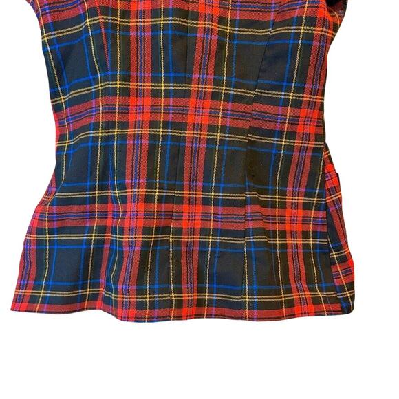 ASO CLUELESS 90s Rampage Tartan Plaid Preppy Grunge Cute Goth Heritage Blazer LG - Picture 6 of 9